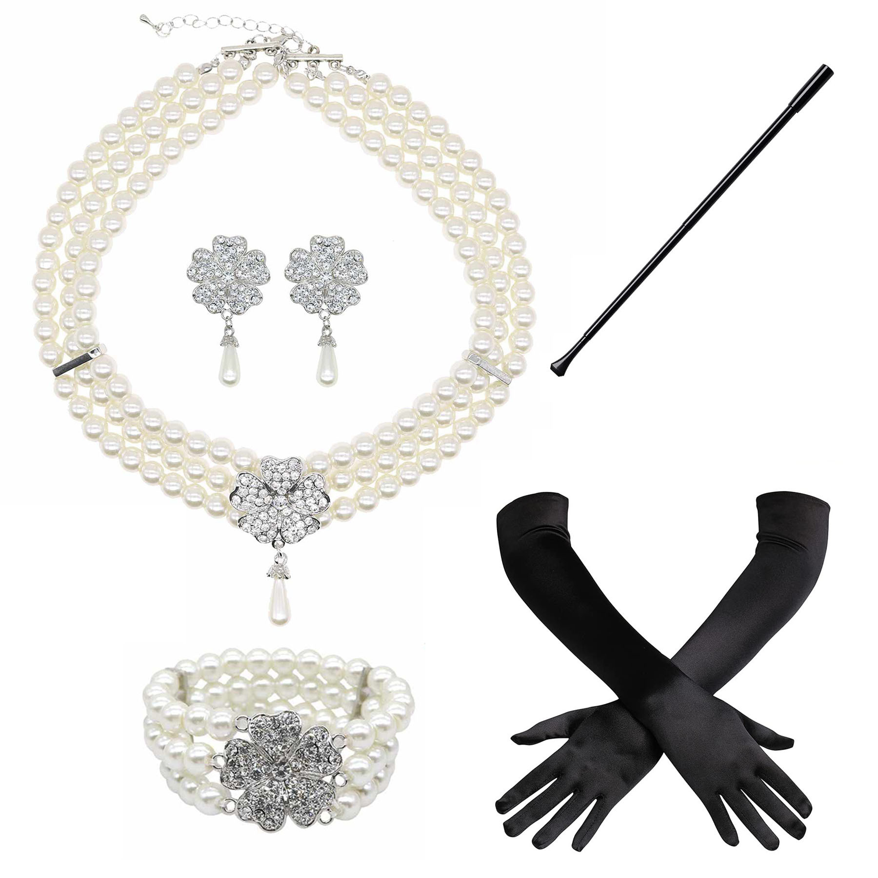 1920s1950s Imitation Pearl Nec - Pearl Trim Chain review and price
