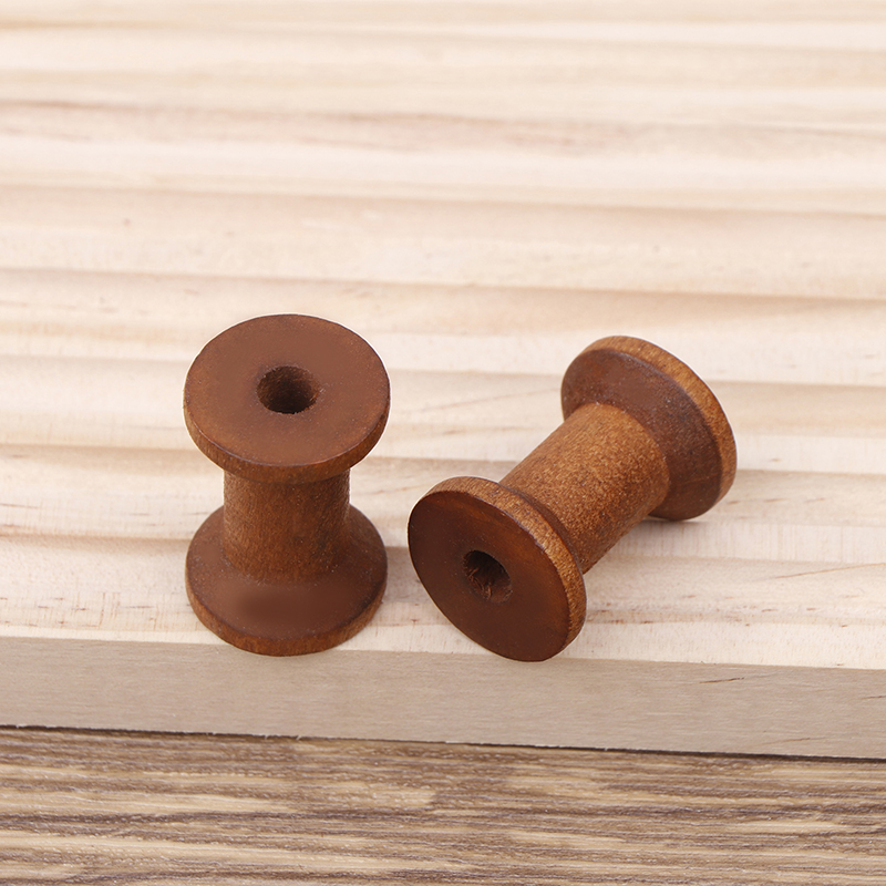 10Pc Vintage Wooden Spools DIY - Organza Ribbon Spool review and price