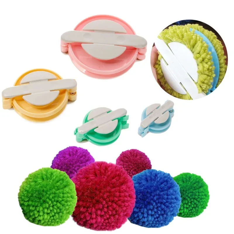 4 Sizes Wool Ball Maker Knitte - Pom Pom Maker Tool review and price