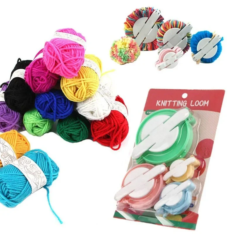 4 Sizes Wool Ball Maker Knitte - Pom Pom Maker Tool review and price