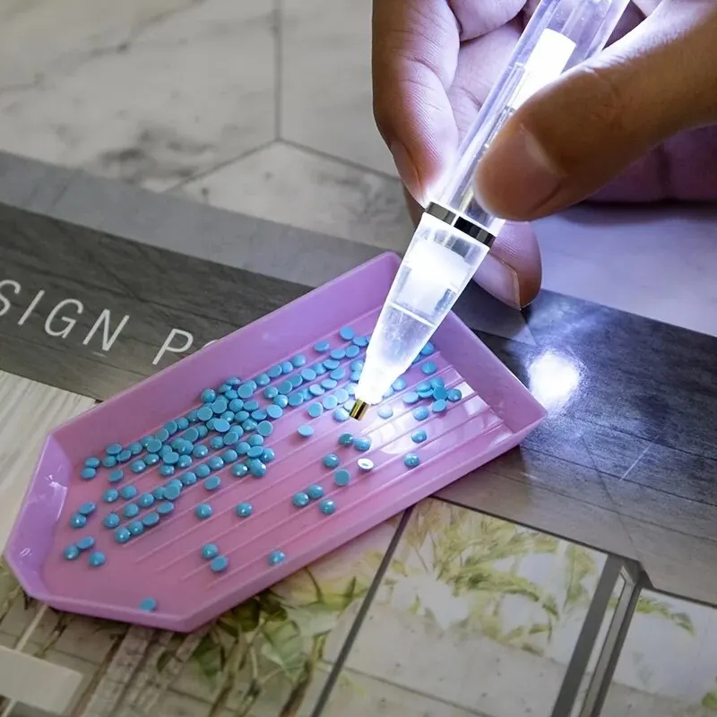 LED Light Diamond Painting Pen - Embroidery Embellishments review and price