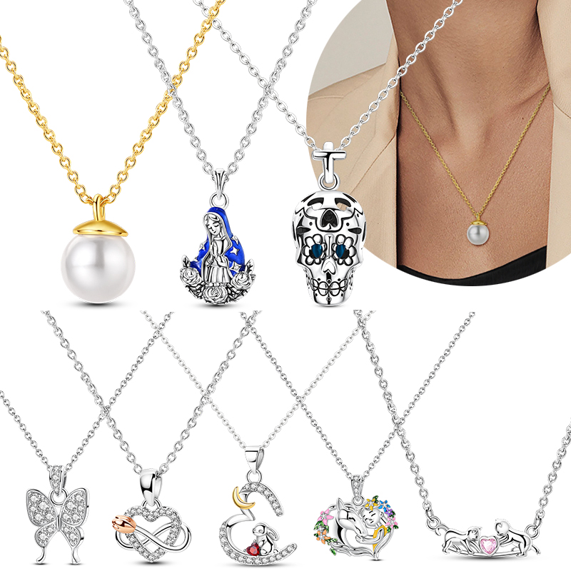 Original 925 Sterling Silver N - Pearl Trim Chain review and price