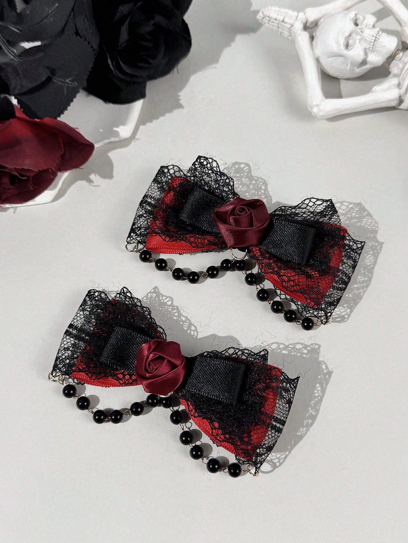 2-piece Gothic style lace ribb - Lace Ribbon Trim review and price