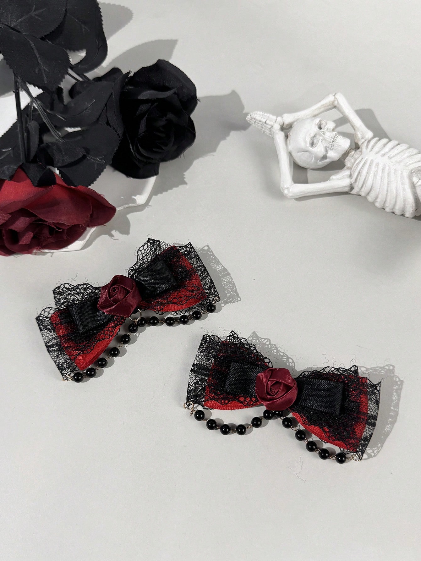 2-piece Gothic style lace ribb - Lace Ribbon Trim review and price