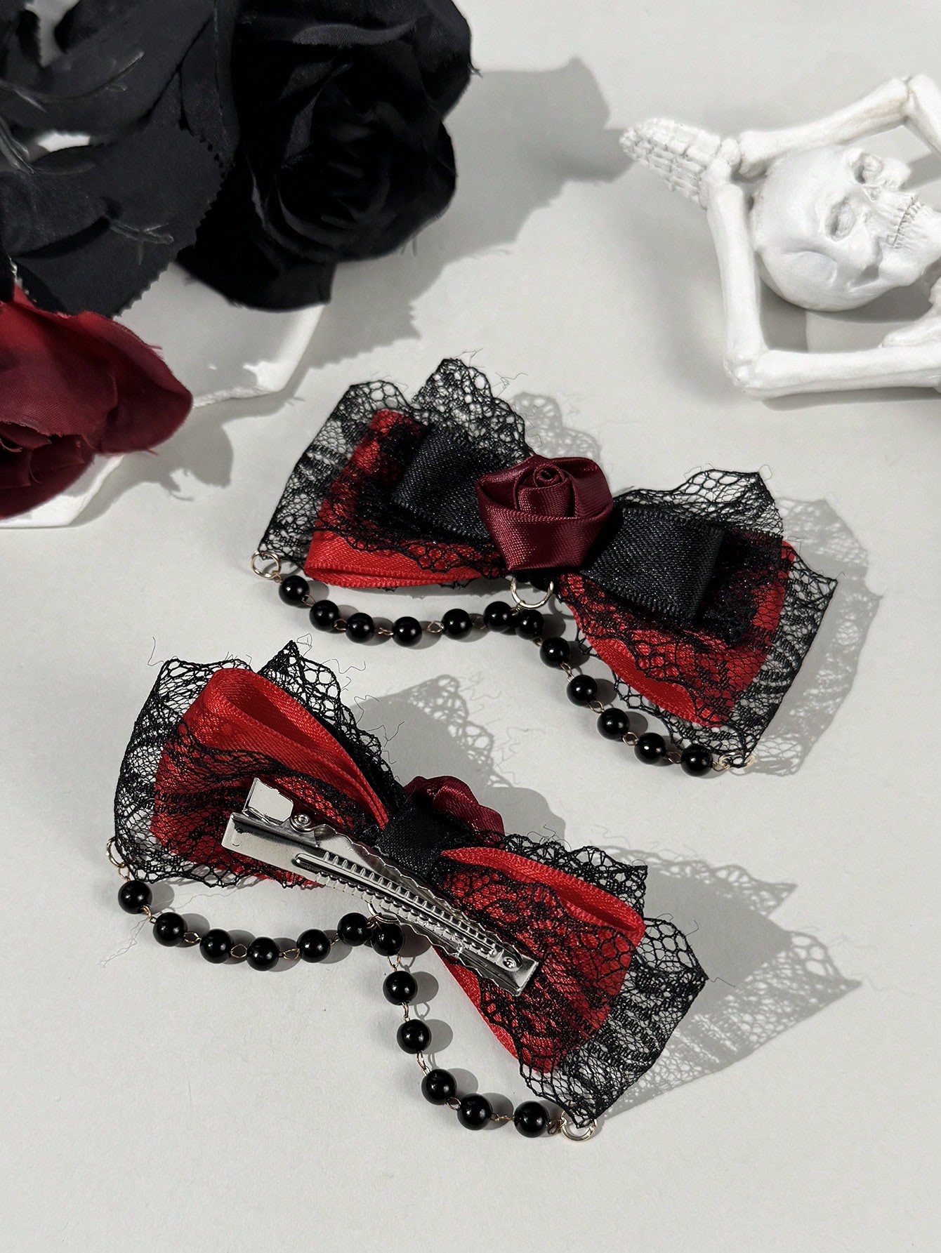 2-piece Gothic style lace ribb - Lace Ribbon Trim review and price