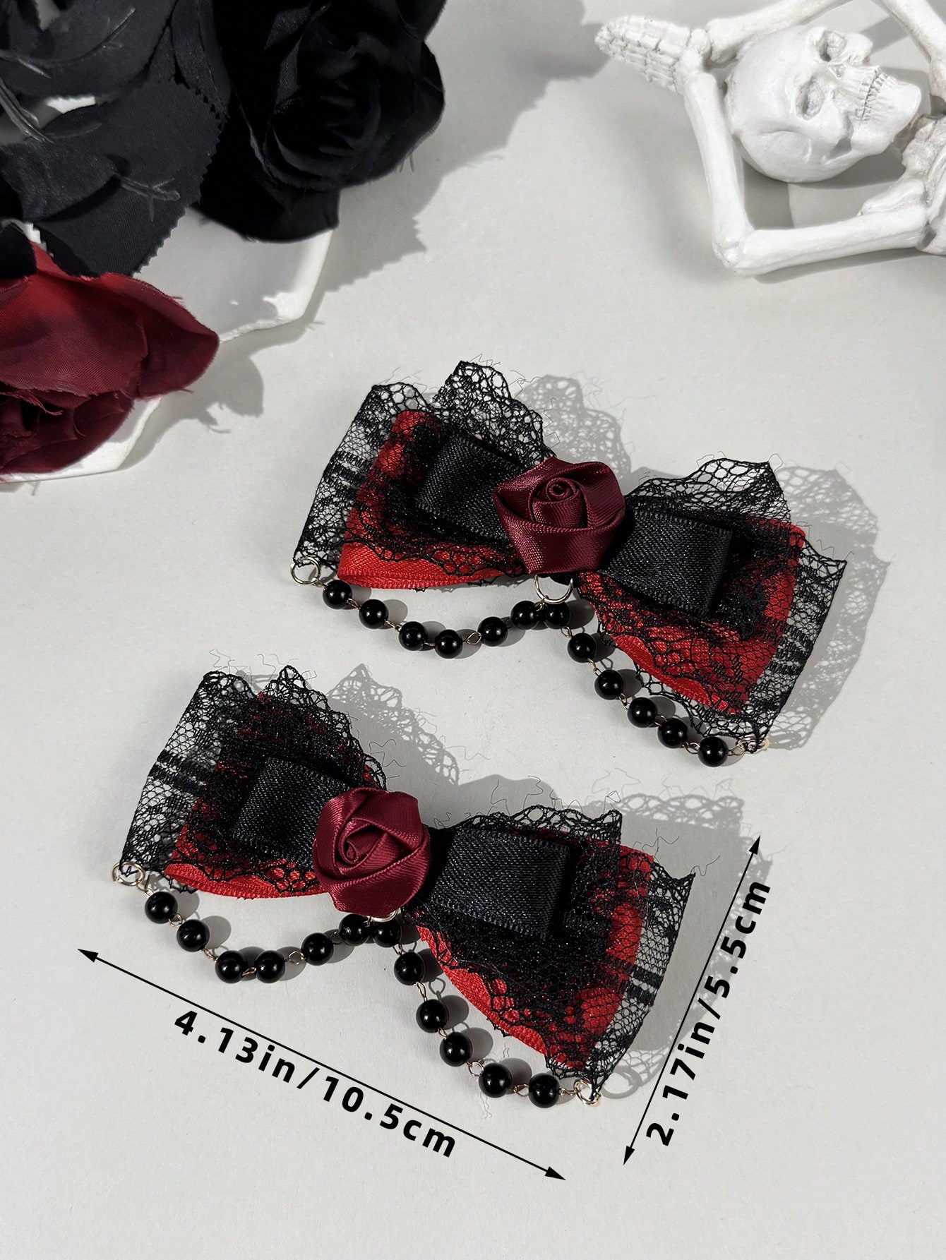 2-piece Gothic style lace ribb - Lace Ribbon Trim review and price