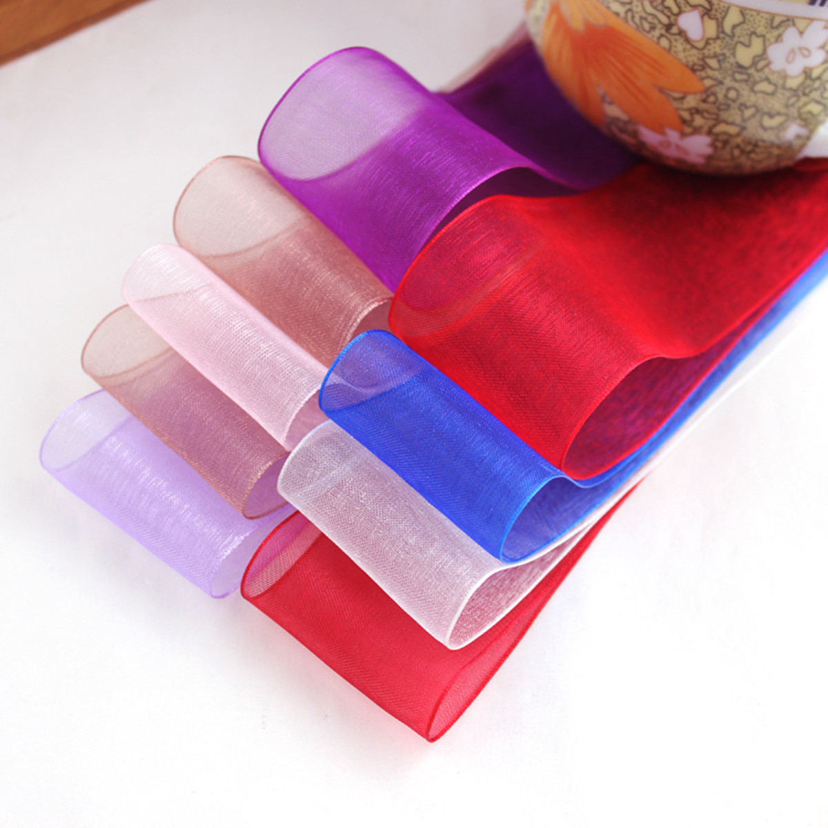 50 Yards 10/20/25mm Width Spoo - Organza Ribbon Spool review and price