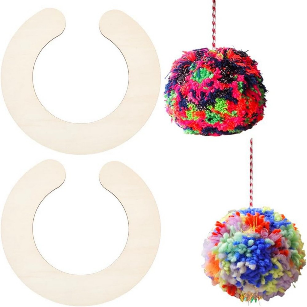 2pcs Wooden Pom Pom Maker Set  - Pom Pom Maker Tool review and price