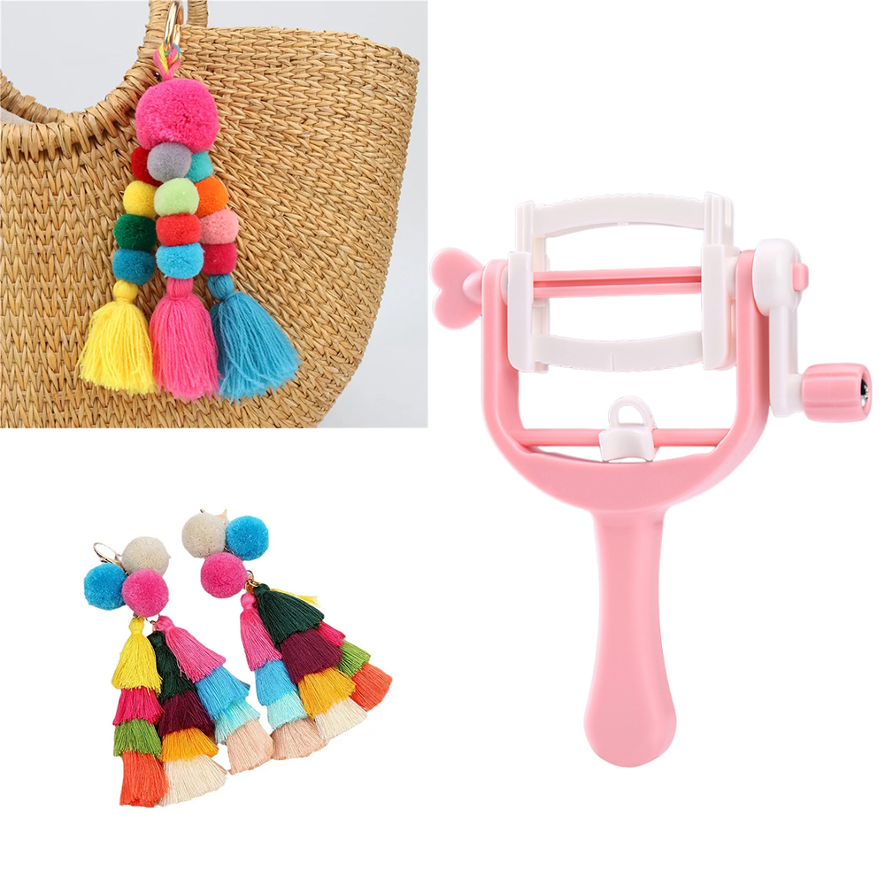 DIY Home Hand Crank Rope Weavi - Pom Pom Maker Tool review and price