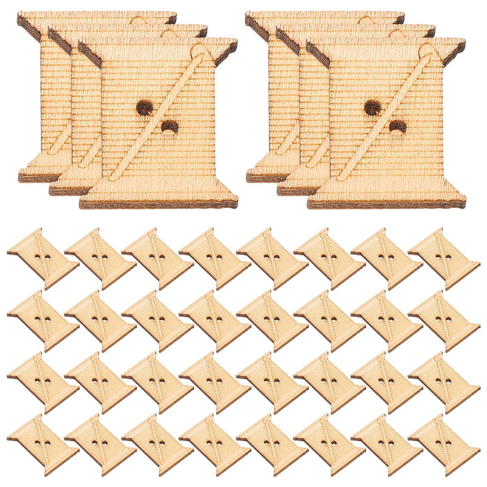 100Pcs Wooden Embroidery Floss - Embroidery Embellishments review and price