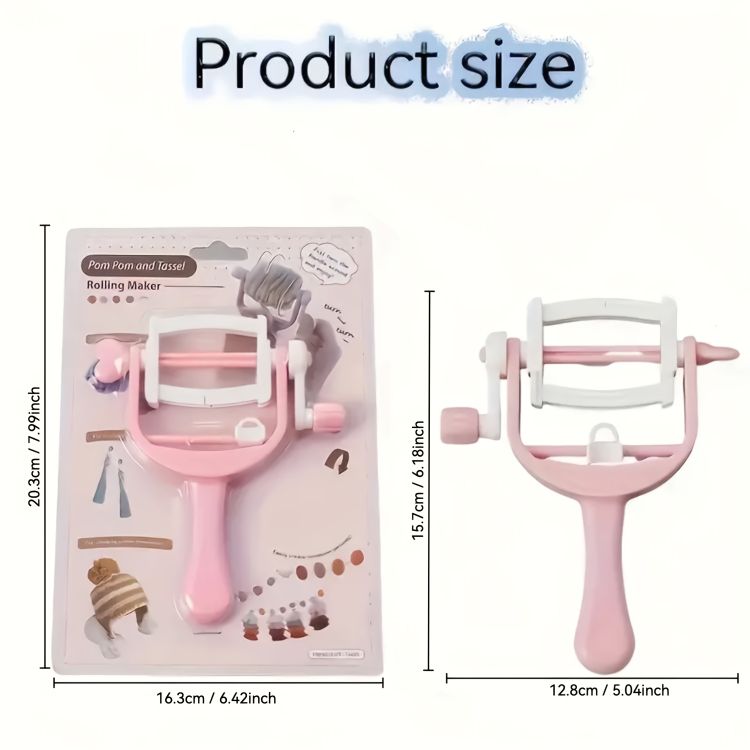 Hand-cranked Winding Coil Fur  - Pom Pom Maker Tool review and price