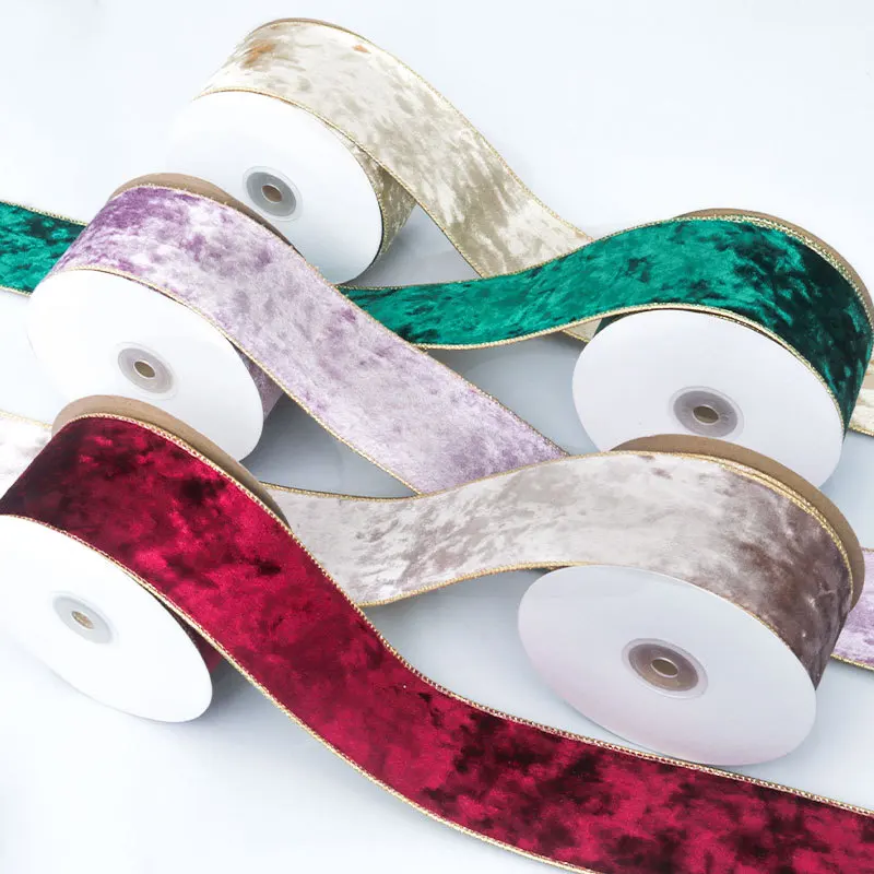 50MM Wired Edge Reversible Vel - Velvet Ribbon Roll review and price
