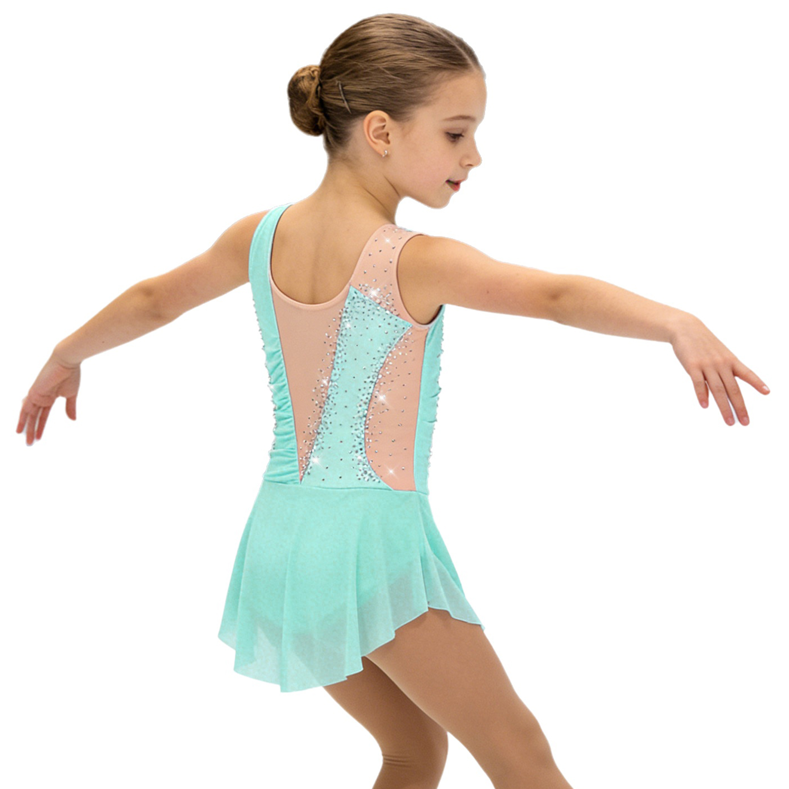 Kids Rhythmic Gymnastics Jerse - Rhinestone Banding Trim review and price