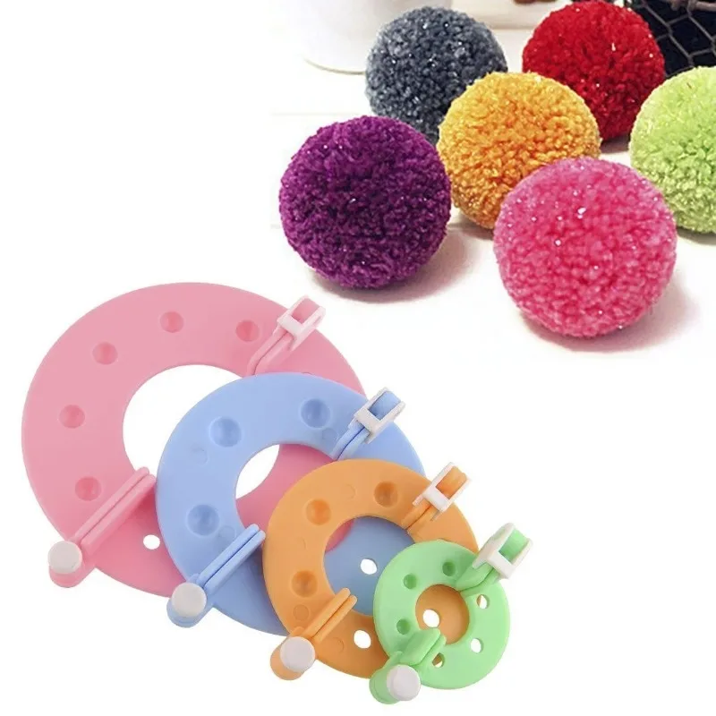 8PCS 4Sizes Fluff Ball Weaver  - Pom Pom Maker Tool review and price