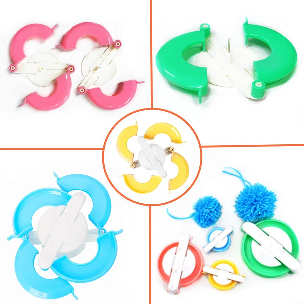4-Size Pom Pom Maker Kit with  - Pom Pom Maker Tool review and price