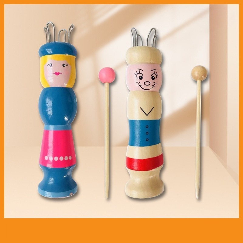 Wooden Doll French Knitter Kid - Pom Pom Maker Tool review and price