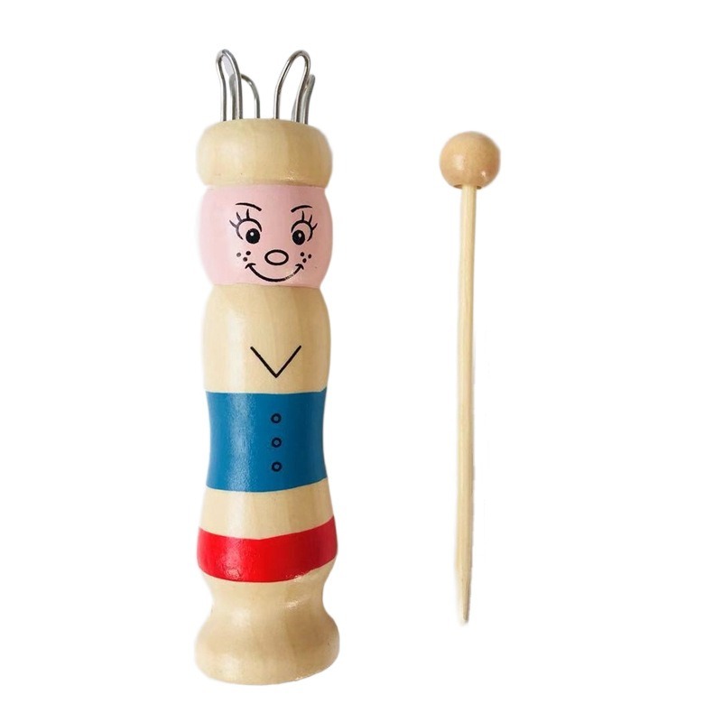 Wooden Doll French Knitter Kid - Pom Pom Maker Tool review and price