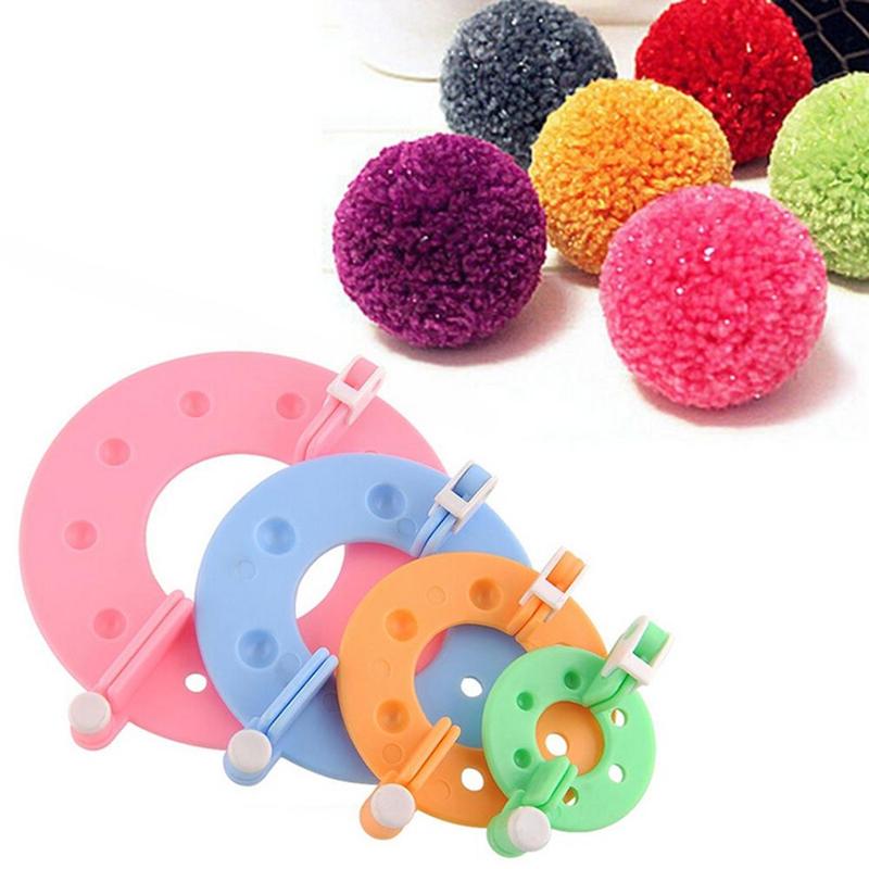 8Pcs 4 Sizes Plastic Pompom Ma - Pom Pom Maker Tool review and price