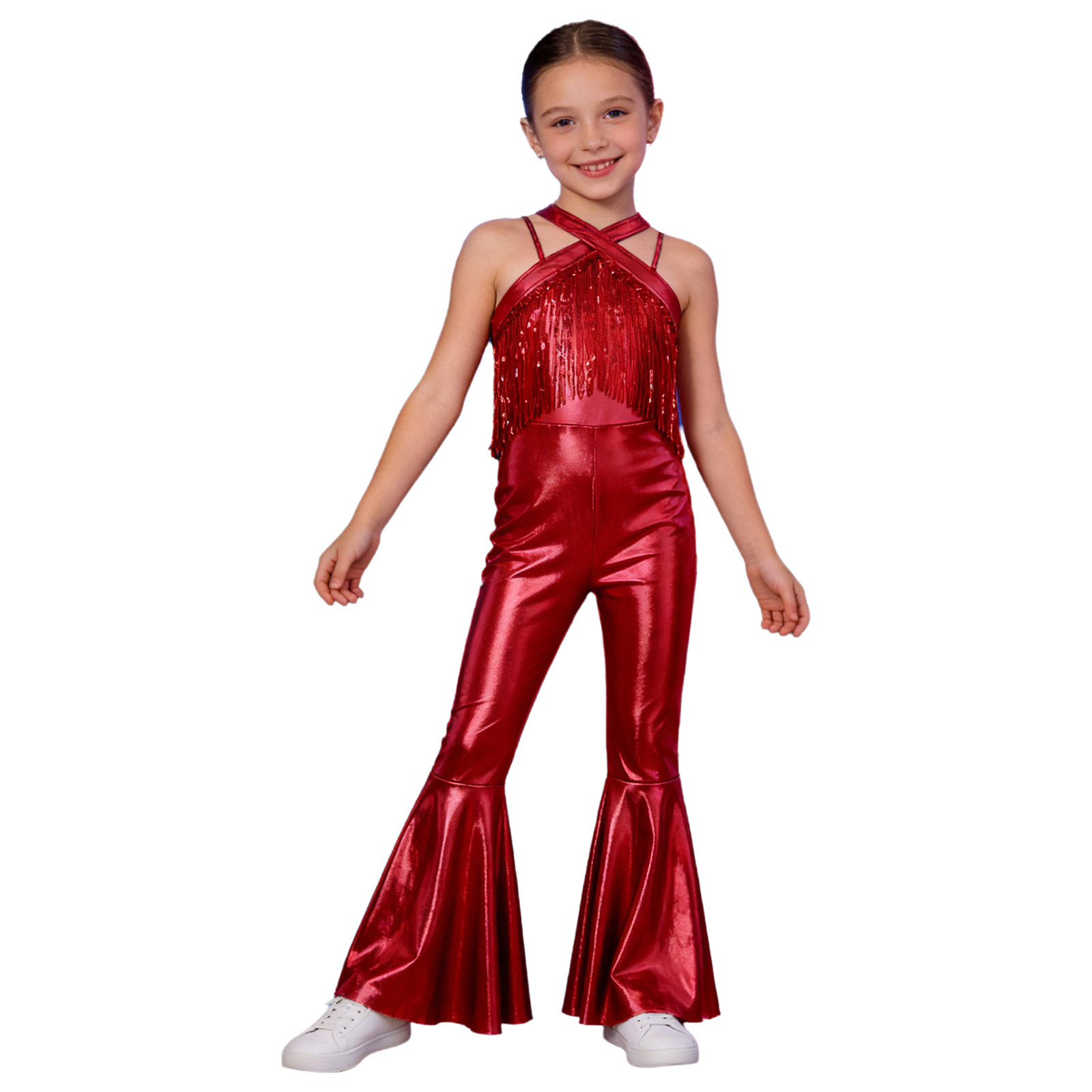 Kids Girl Sleeveless Rhineston - Rhinestone Banding Trim review and price