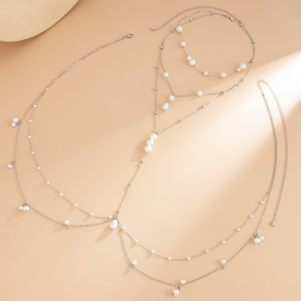 Multi Layer Imitation Pearl Ne - Pearl Trim Chain review and price