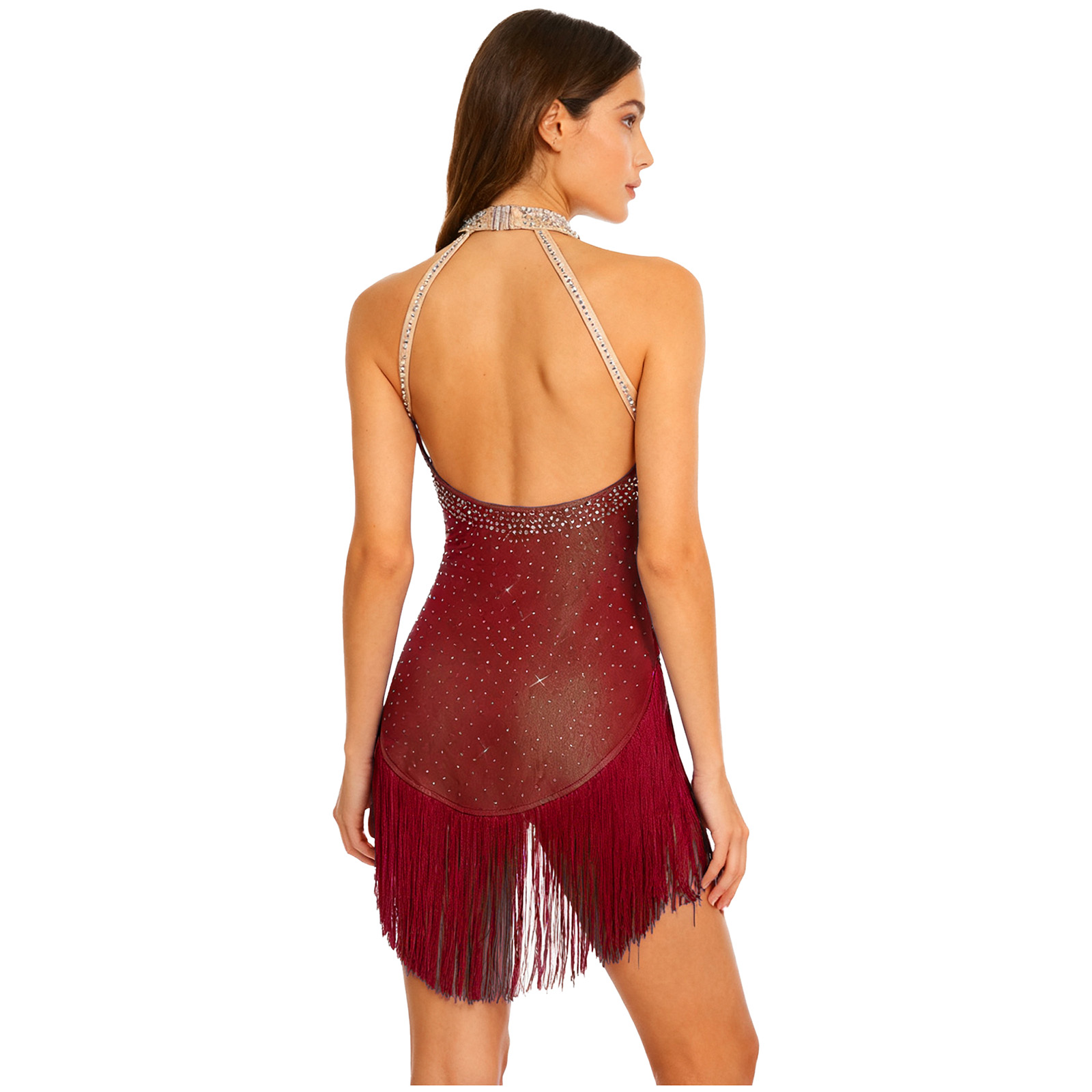 Women Dazzling Latin Dance Bod - Rhinestone Banding Trim review and price