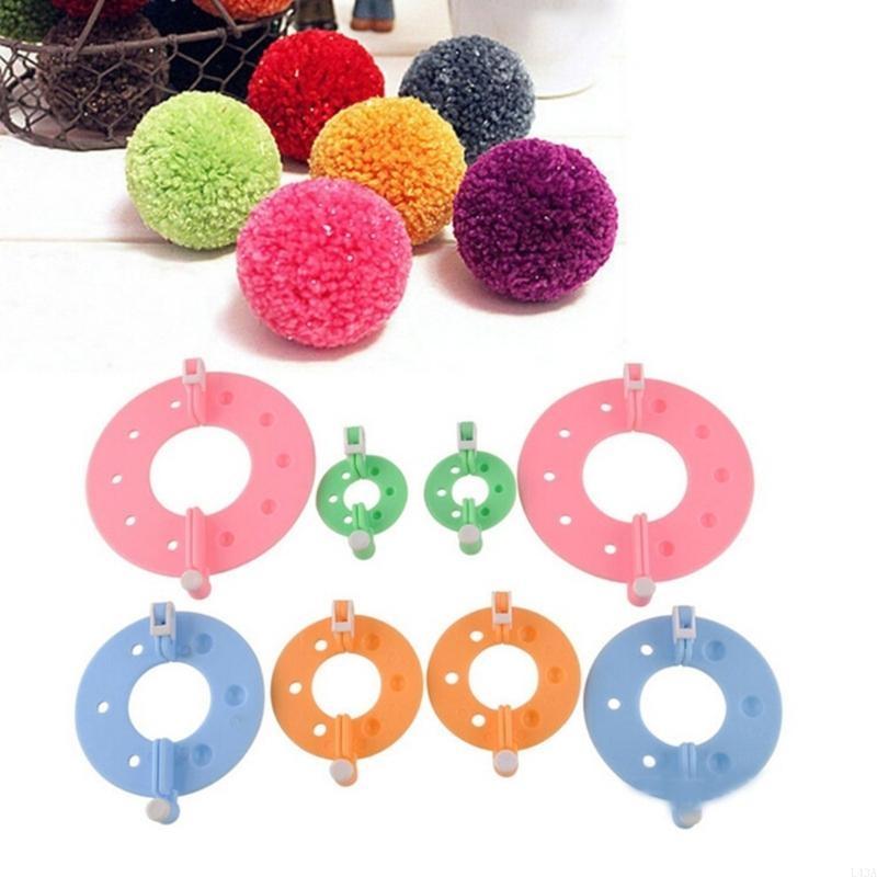 L43A 4Pcs DIY Wool Yarn Knitti - Pom Pom Maker Tool review and price