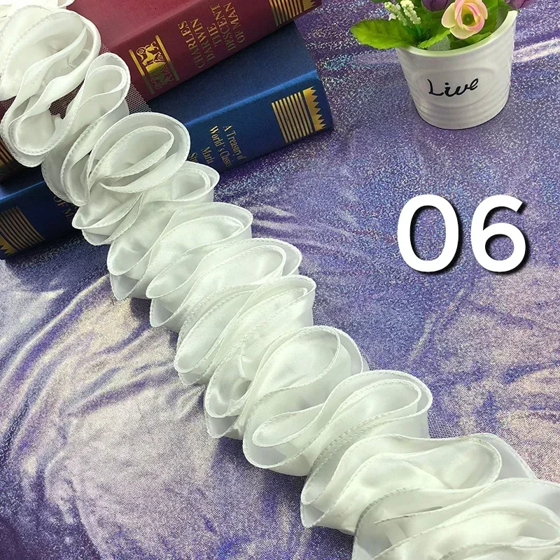 5Yards Pleated Ruffled Trim Sh - Lace Ribbon Trim review and price